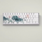 Ode to the Lotus Flower 104+26 PBT Doubleshot Backlit 5-sided Dye-subbed Keycaps Set Cherry Profile Side Legends for MX Keyboard